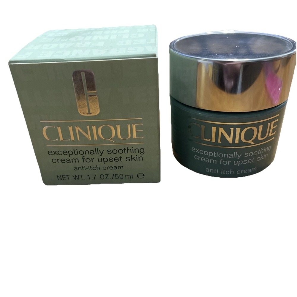 CLINIQUE EXCEPTIONALLY SOOTHING CREAM‎ FOR UPSET SKIN ANTI-ITCH 1 OZ / 30 ML NIB